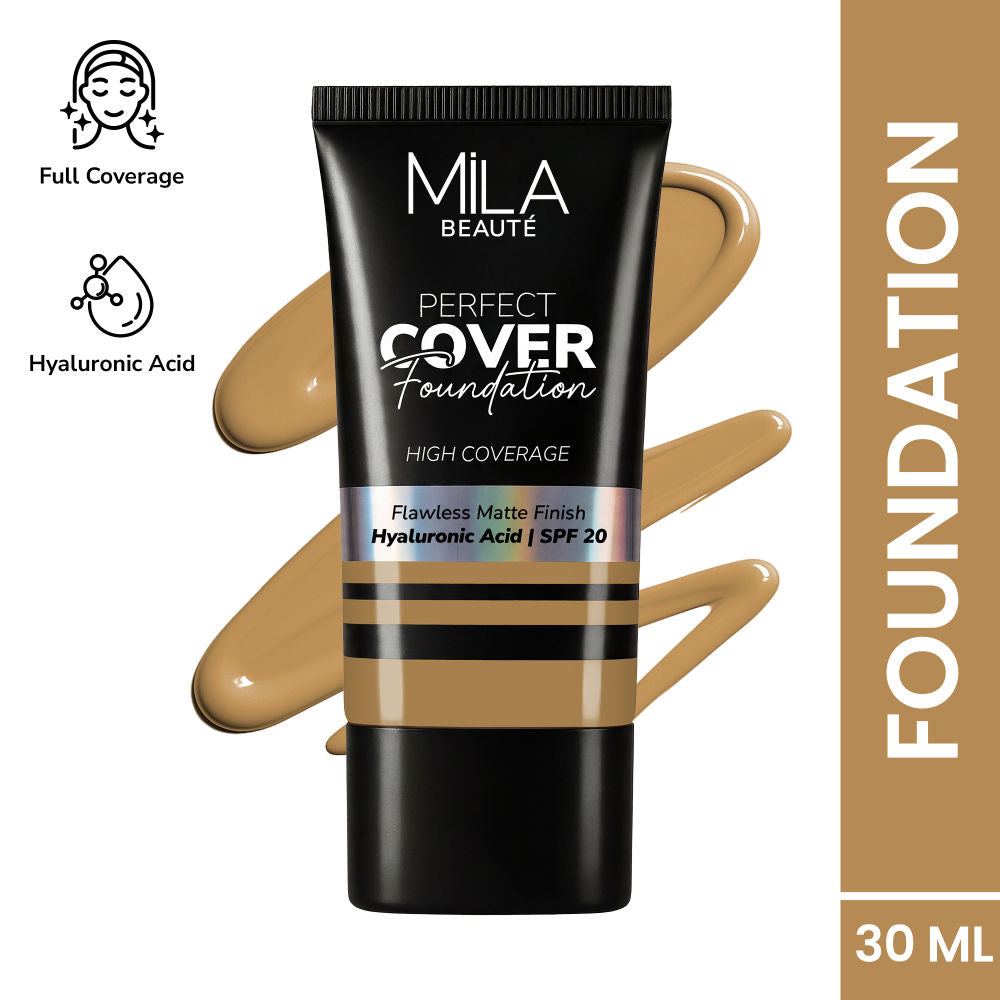 Perfect Cover Foundation Flawless Matte Finish - 03 Wheat