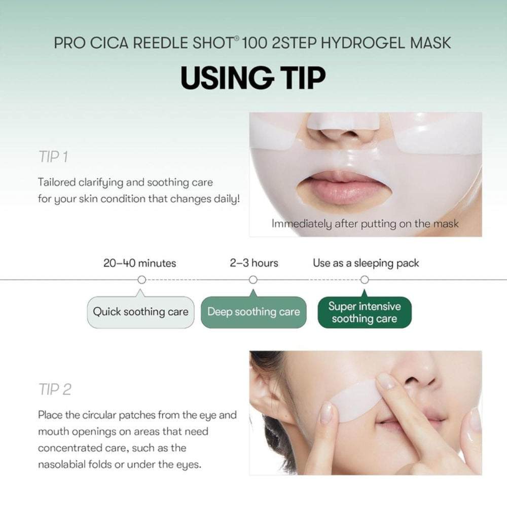 Pro Cica Reedle Shot 100 2-Step Hydrogel Mask