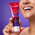 Visible White Purple Toothpaste