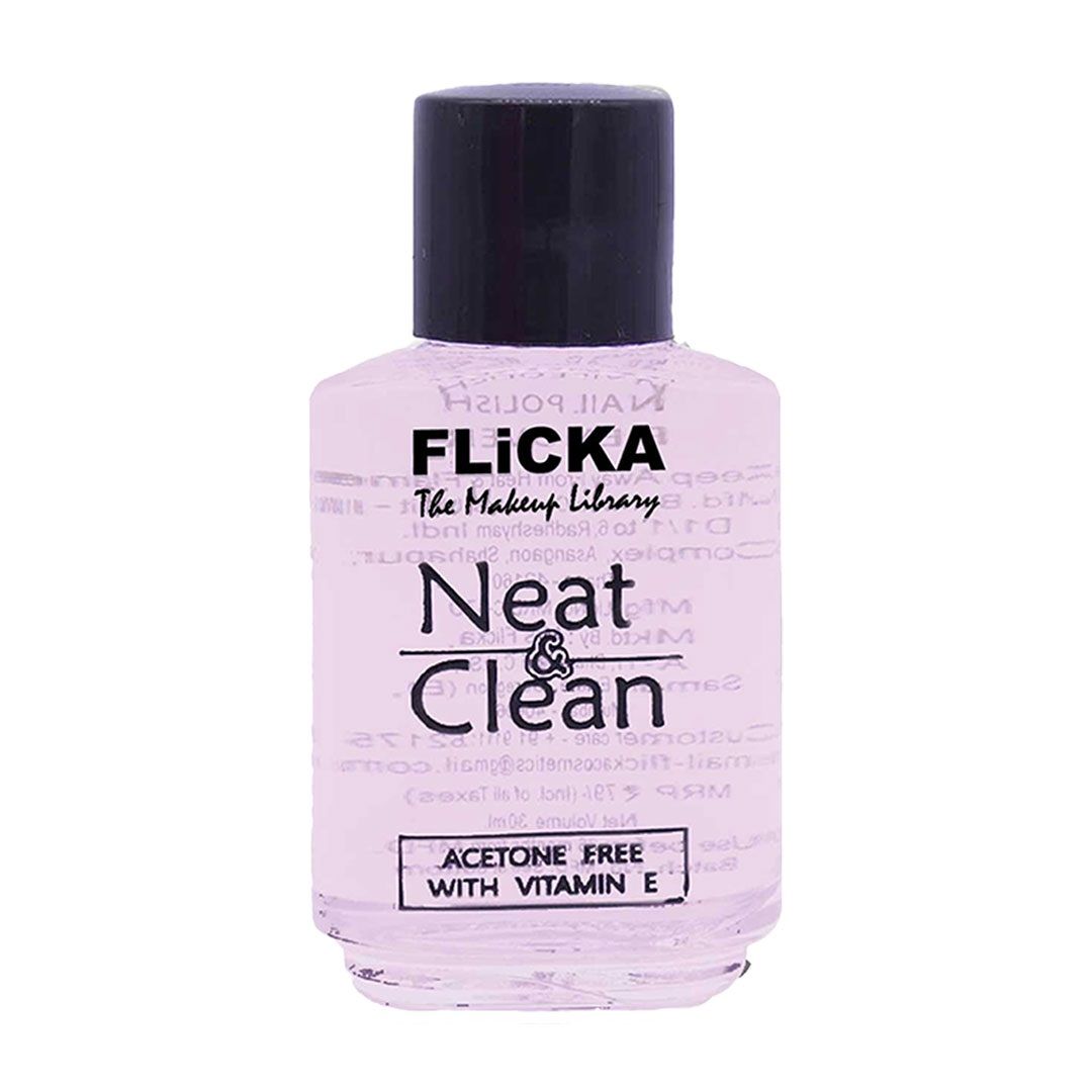 Neat & Clean Nail Polish Remover Easy Apply Acetone Free & Enriched With Vitamin E