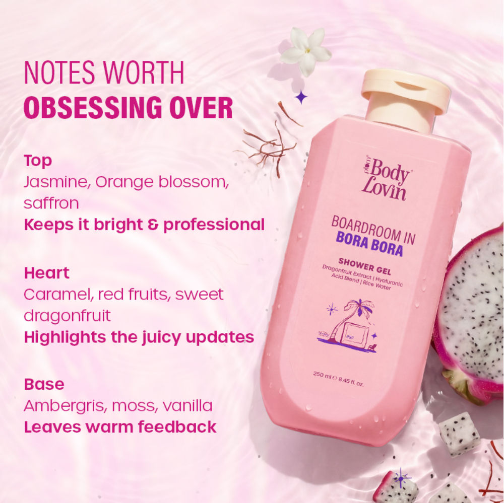 BodyLovin’ Boardroom In Bora Bora Shower Gel, Hydrating & Brightening Body Wash