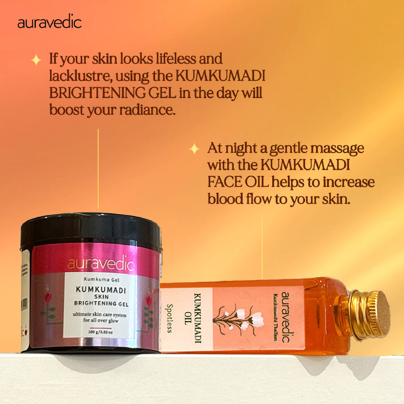 Kumkumadi Tailam Kumkumadi Face Oil & Kumkumadi Gel With Kumkumadi Oil