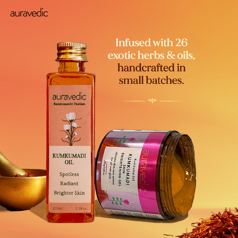 Kumkumadi Tailam Kumkumadi Face Oil & Kumkumadi Gel With Kumkumadi Oil