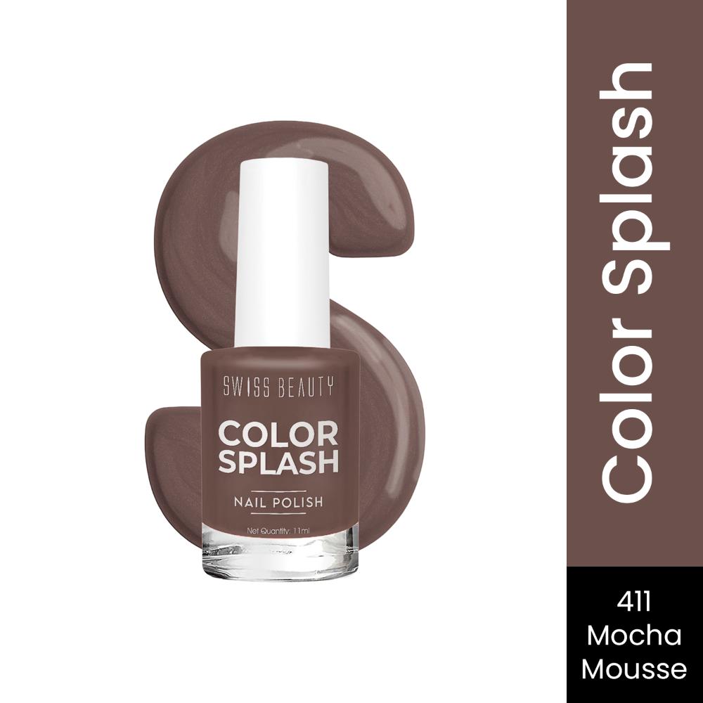 Color Splash Nail Polish - 411 Mocha Mousse