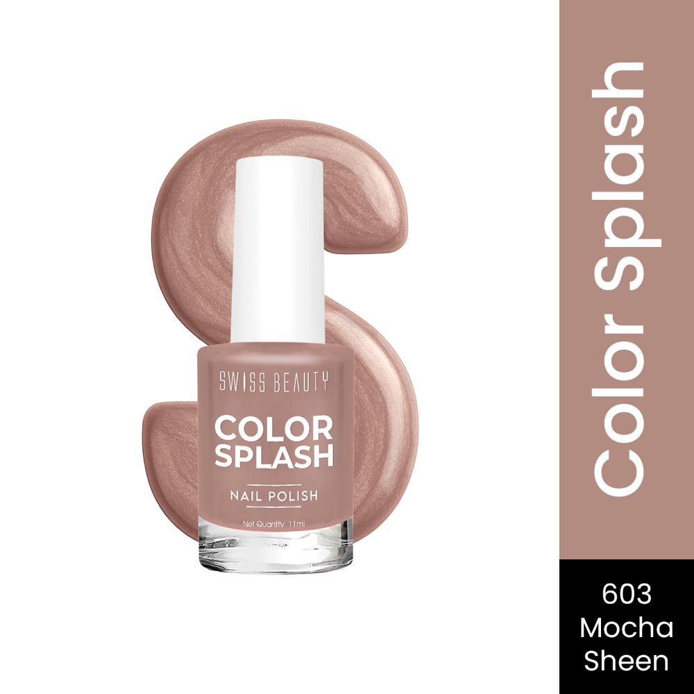 Color Splash Nail Polish - 603 Mocha Sheen