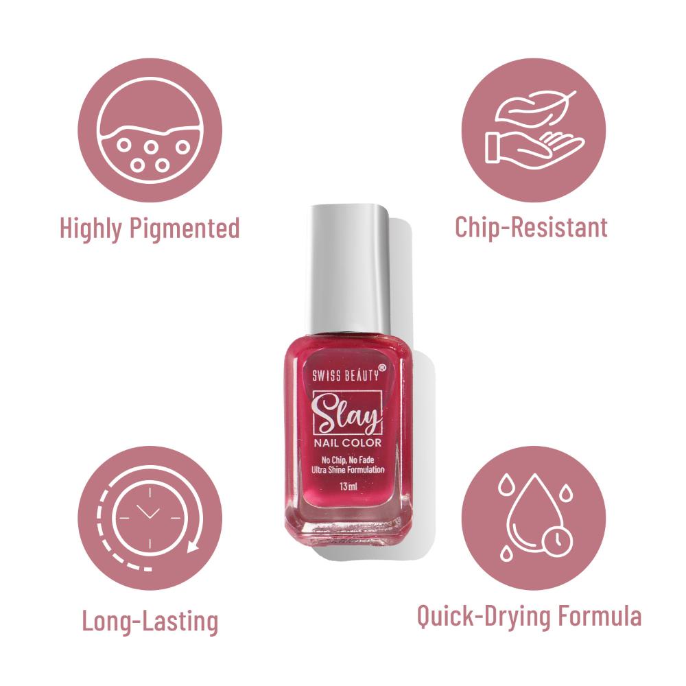 Slay Nail Color With Ultra Shine Formulation