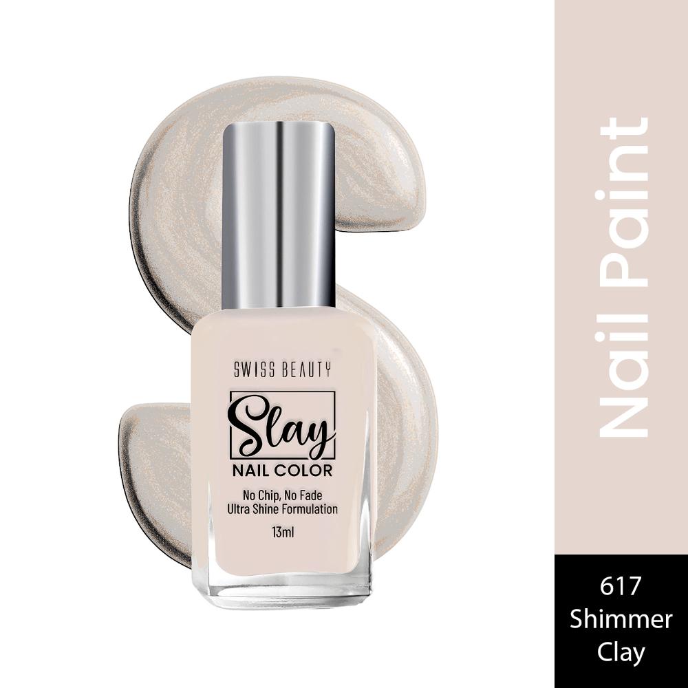 Slay Nail Color With Ultra Shine Formulation - 617 Shimmer Clay