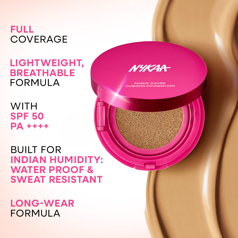 Magic Cover Full Coverage Matte Cushion Foundation with SPF 50
