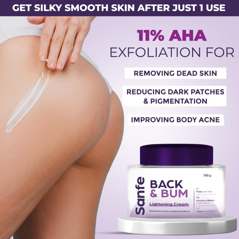 Back & Bum Cream For Dark Spots And Body Acne