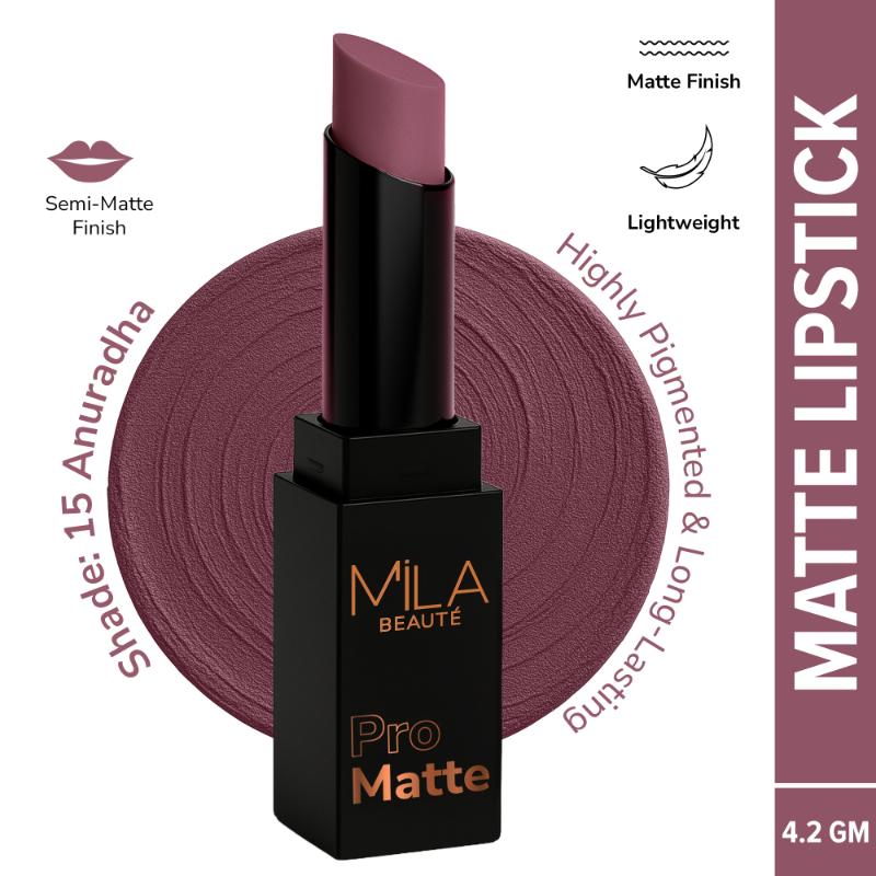 Pro Matte Long Lasting Creamy Matte Finish Lipstick - Anuradha