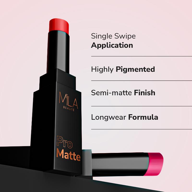 Pro Matte Long Lasting Creamy Matte Finish Lipstick
