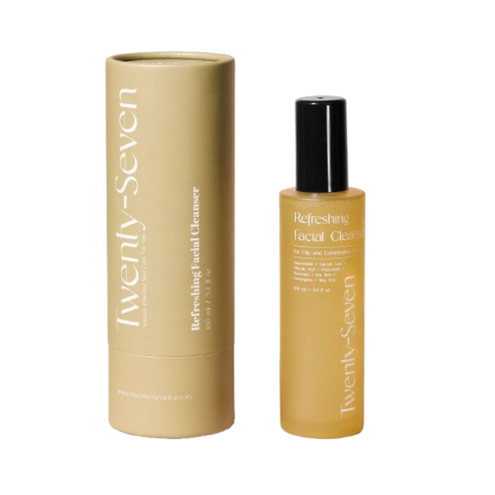 Refreshing Facial Cleanser AHA & BHA For Oil Control, Pore Unclogging & Glowing Skin