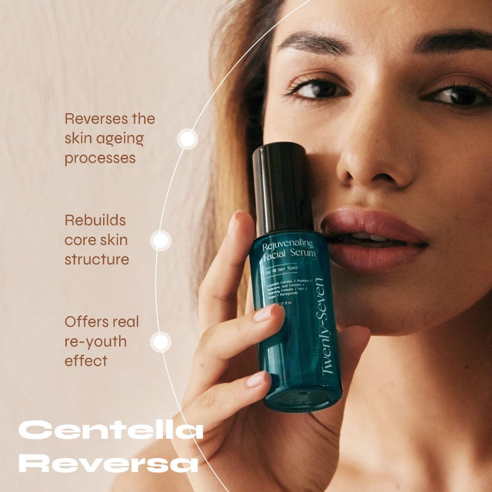 Rejuvenating Facial Serum Ceramides, Peptides For Glowing Skin & Reduces Signs Of Aging