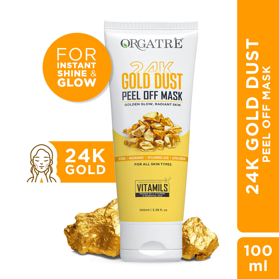 24K Gold Peel Off Mask For Glowing, Bright & Radiant Skin