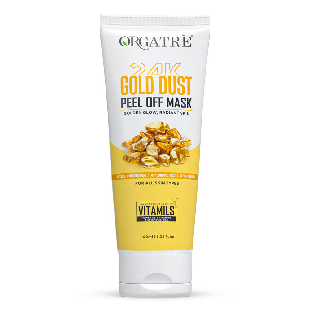24K Gold Peel Off Mask For Glowing, Bright & Radiant Skin