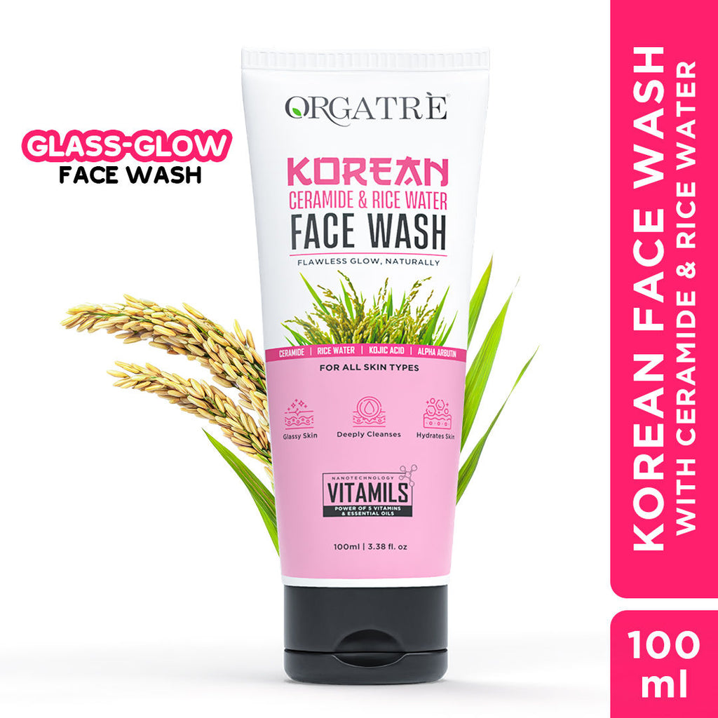 Korean Rice Water & Alpha Arbutin Face Wash