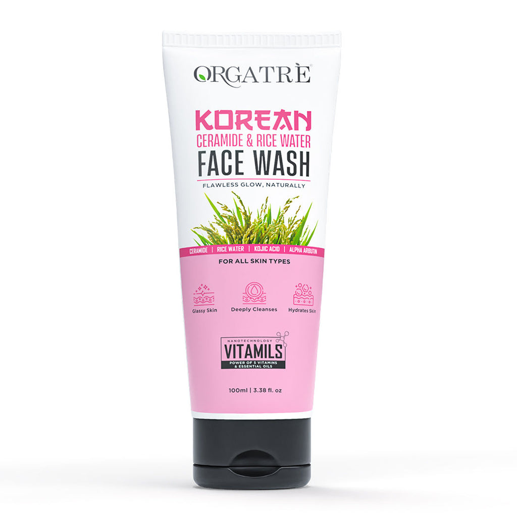 Korean Rice Water & Alpha Arbutin Face Wash