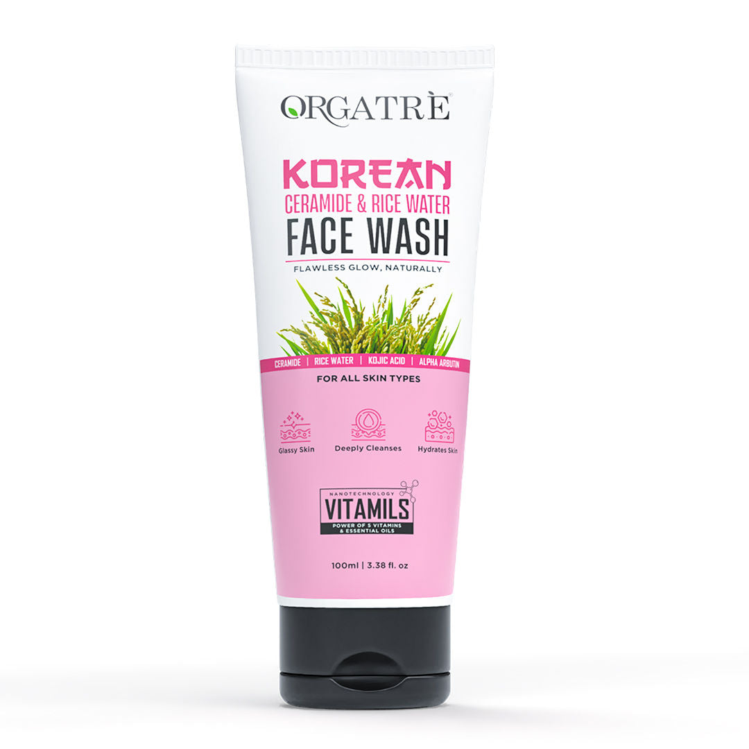 Korean Rice Water & Alpha Arbutin Face Wash
