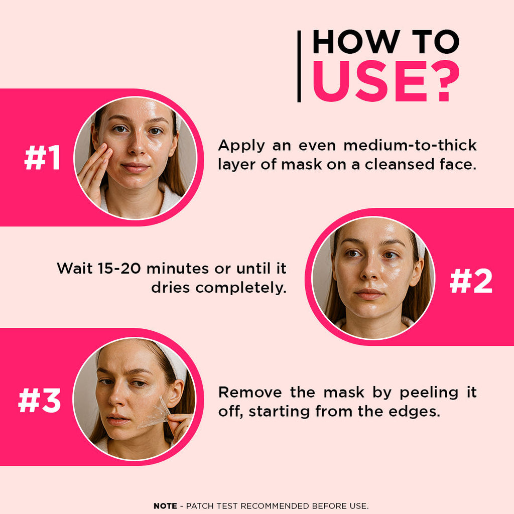 Korean Peel Off Face Mask for Men & Women