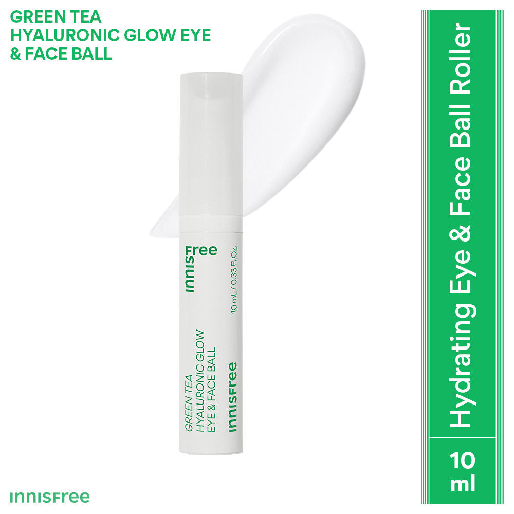 Green Tea Hyaluronic Acid Under Eye And Face Serum For Reducing Puffiness