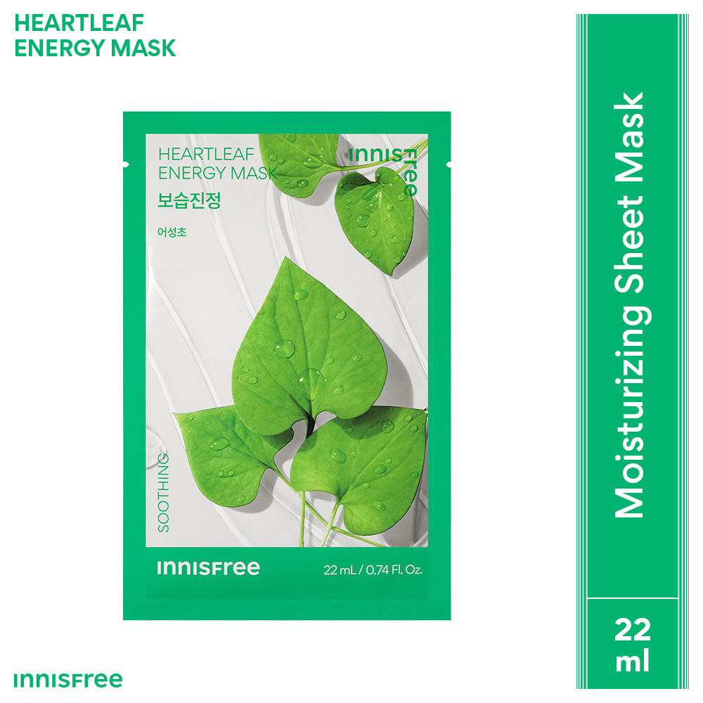 Soothing Energy Sheet Mask Heartleaf - Calms Sensitive Skin - Heartleaf