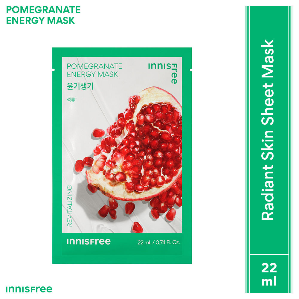 Soothing Energy Sheet Mask Heartleaf - Calms Sensitive Skin - Pomegranate