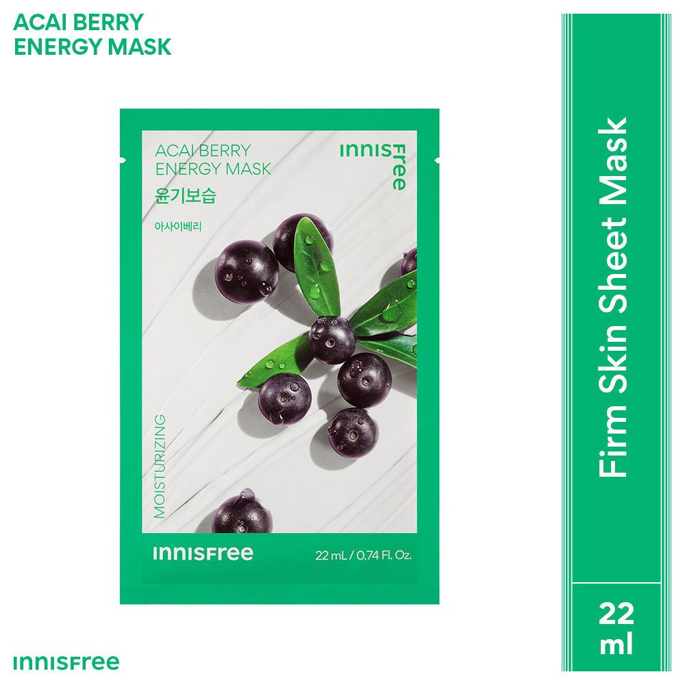 Soothing Energy Sheet Mask Heartleaf - Calms Sensitive Skin - Acai Berry