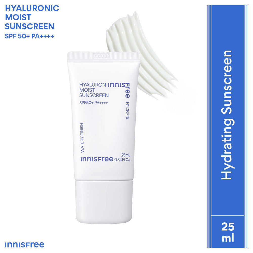 Hyaluron Moist Sunscreen SPF 50+ PA++++, No White Cast, Watery Finish - 25ml