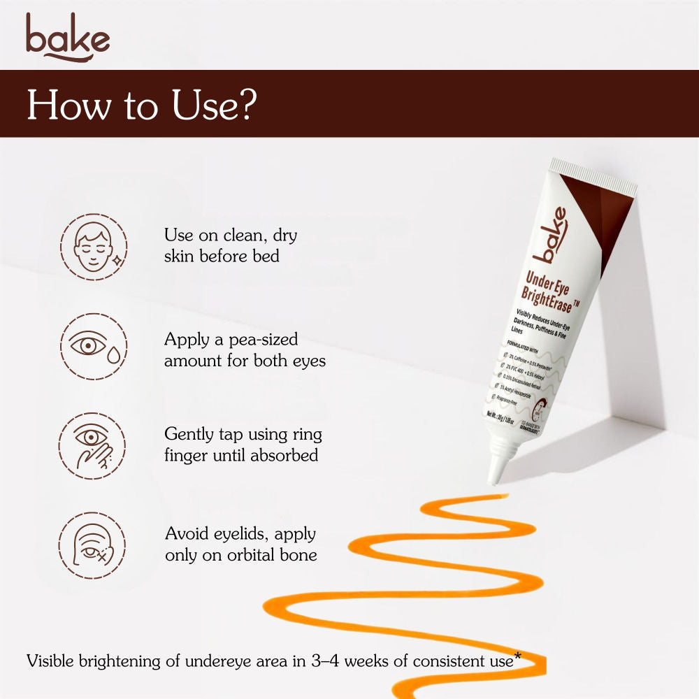 BrightErase Under Eye Cream – 2% Caffeine for Under-Eye Darkness, Puffiness & Fine Lines