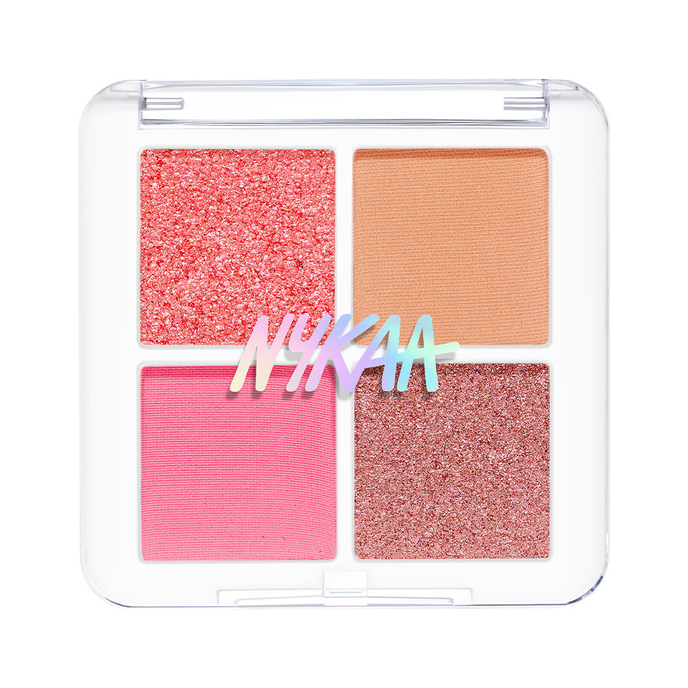 Nykaa Stardust Multi-Texture Holographic Quad Eyeshadow Palette