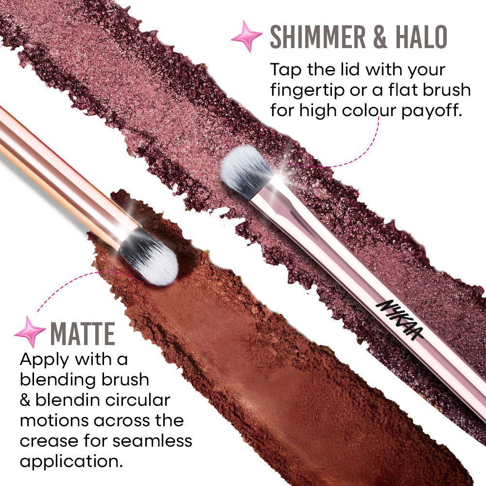 Nykaa Stardust Multi-Texture Holographic Quad Eyeshadow Palette