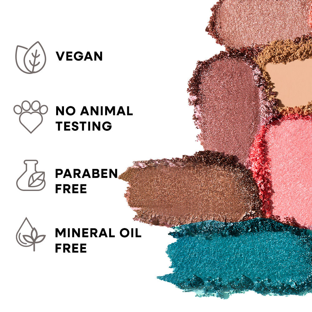 Nykaa Stardust Multi-Texture Holographic Quad Eyeshadow Palette