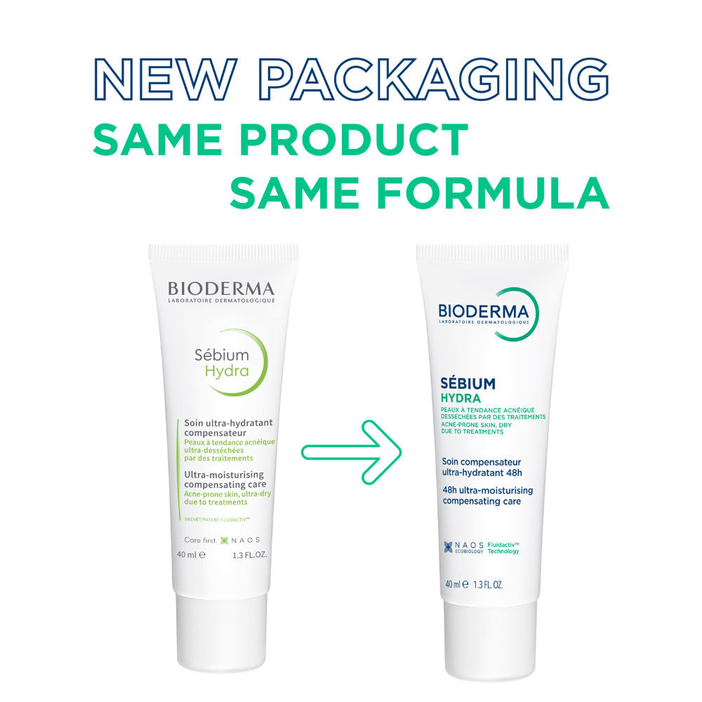 Moisturizer Sebium Hydra for Oily, Acne-Prone Skin with Ceramides for 24H Hydration
