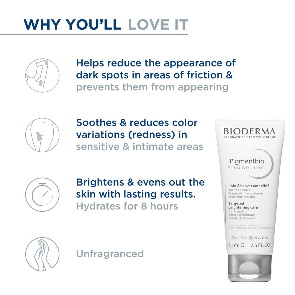 Brightening Cream - Pigmentbio Sensitive Areas - External Intimate & Friction Care