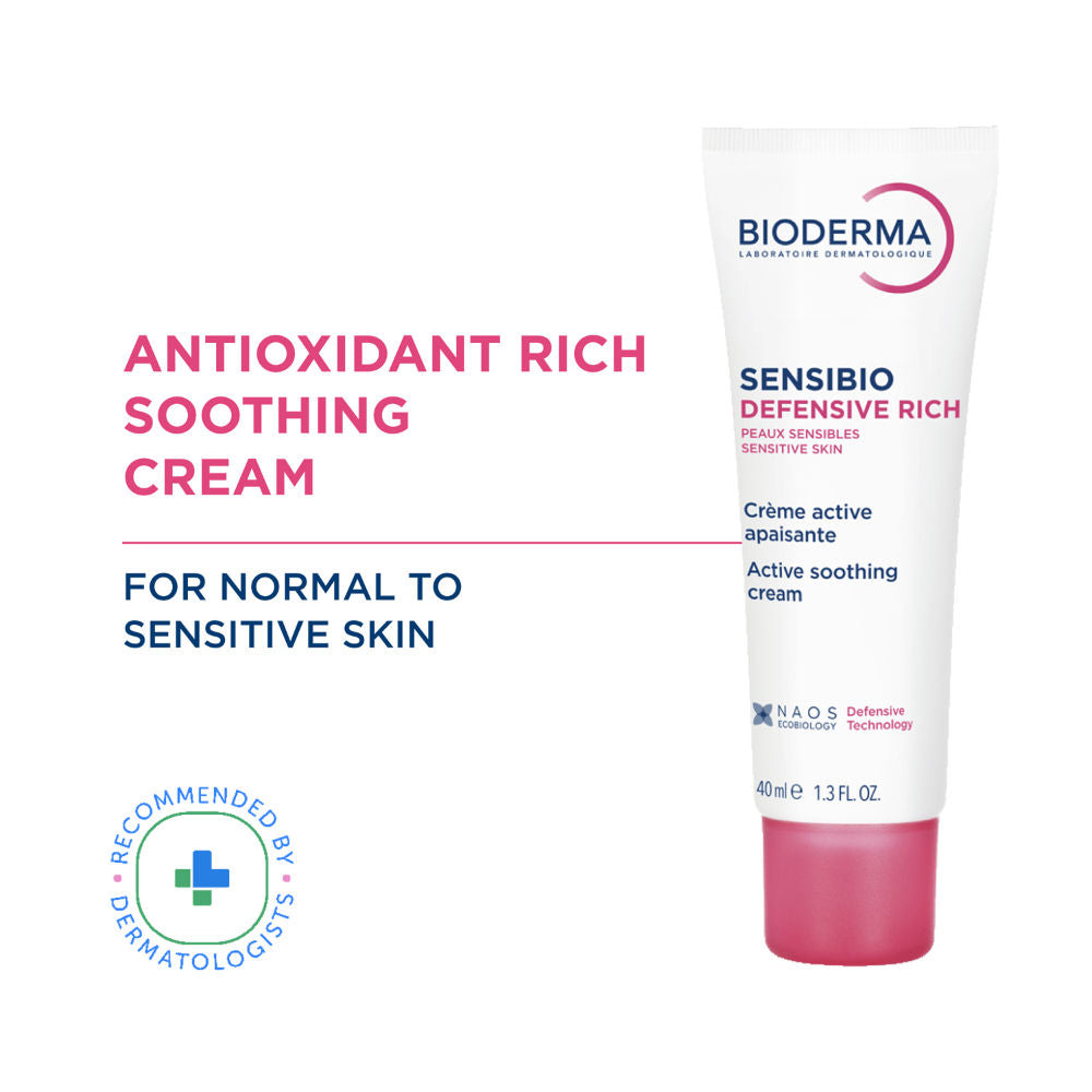 Sensibio Defensive Rich Soothing 12hr Moisturizer With Vitamin E - Sensitive Skin
