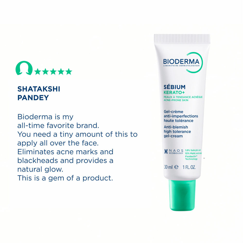 Anti-Blemish Gel Cream - Sebium Kerato+ Spot Corrector - Eliminates Pimples & Blackheads