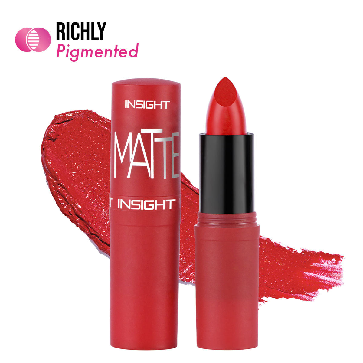 Matte Lipstick, 1 Stroke Application, Long Lasting - A7 Red Carpet