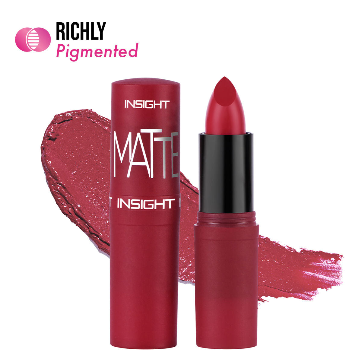 Matte Lipstick, 1 Stroke Application, Long Lasting - A8 Berry Dance