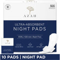 XXXL Night Sanitary Pads For Women,, Extra Large Night Pads , 3x More Leakproof - Box of 25 - 10pcs