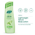Pure Aloe Vera Body Lotion, Lightweight 48hr Moisturization for Normal & Oily Winter Skin - 300ml