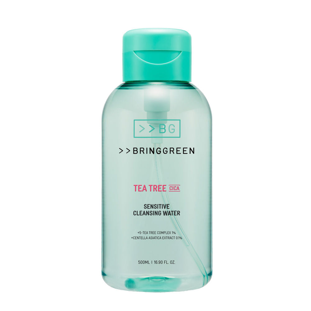 Tea Tree Cica Sensitive Cleansing Water, Micellar Oil Formula Removes Makeup