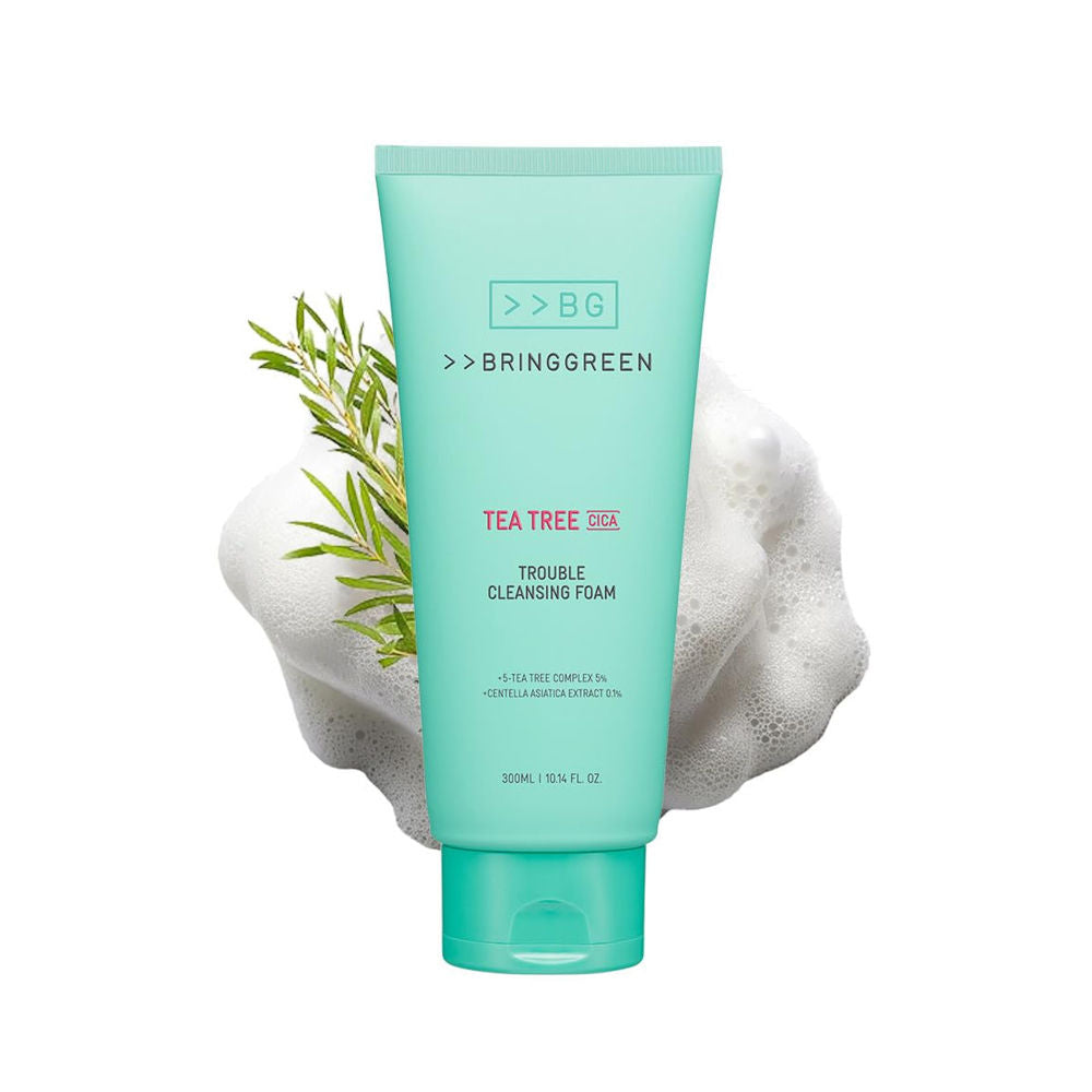 Tea Tree Cica Trouble Cleansing Foam With Salicylic Acid For Acne-Prone Skin