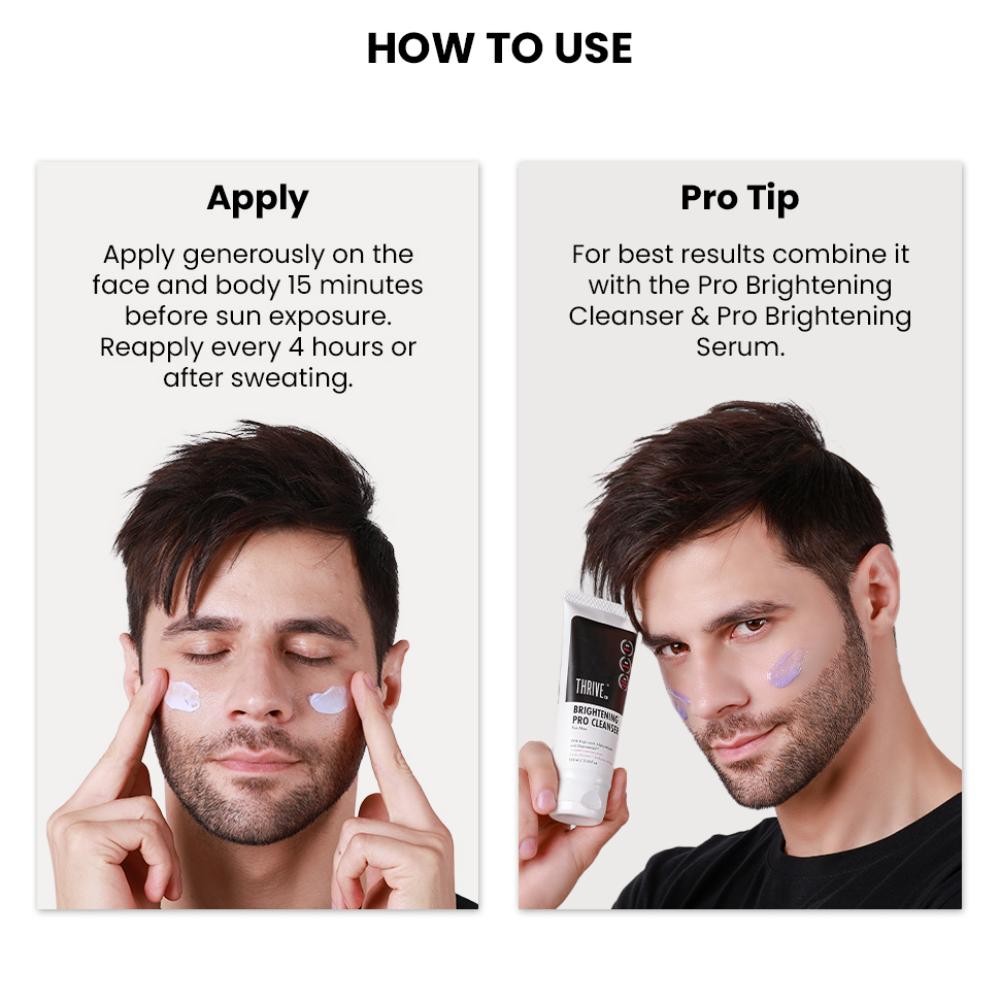 Brightening Pro Sunscreen For Men
