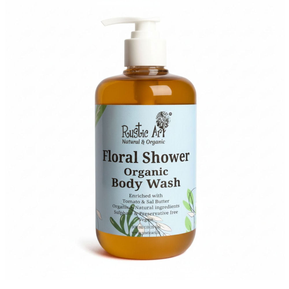 Organic Floral Shower Body Wash