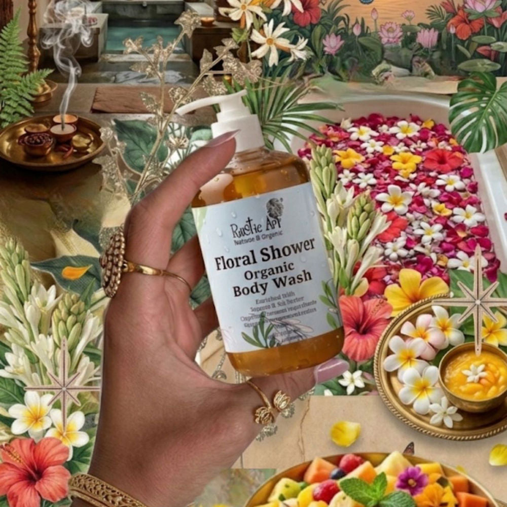 Organic Floral Shower Body Wash