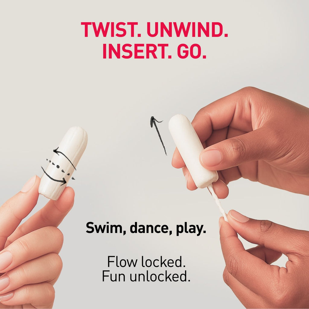 Fda Approved Tampons for Heavy Flow, High Absorption Biodegradable Tampons, 360° Leakproof
