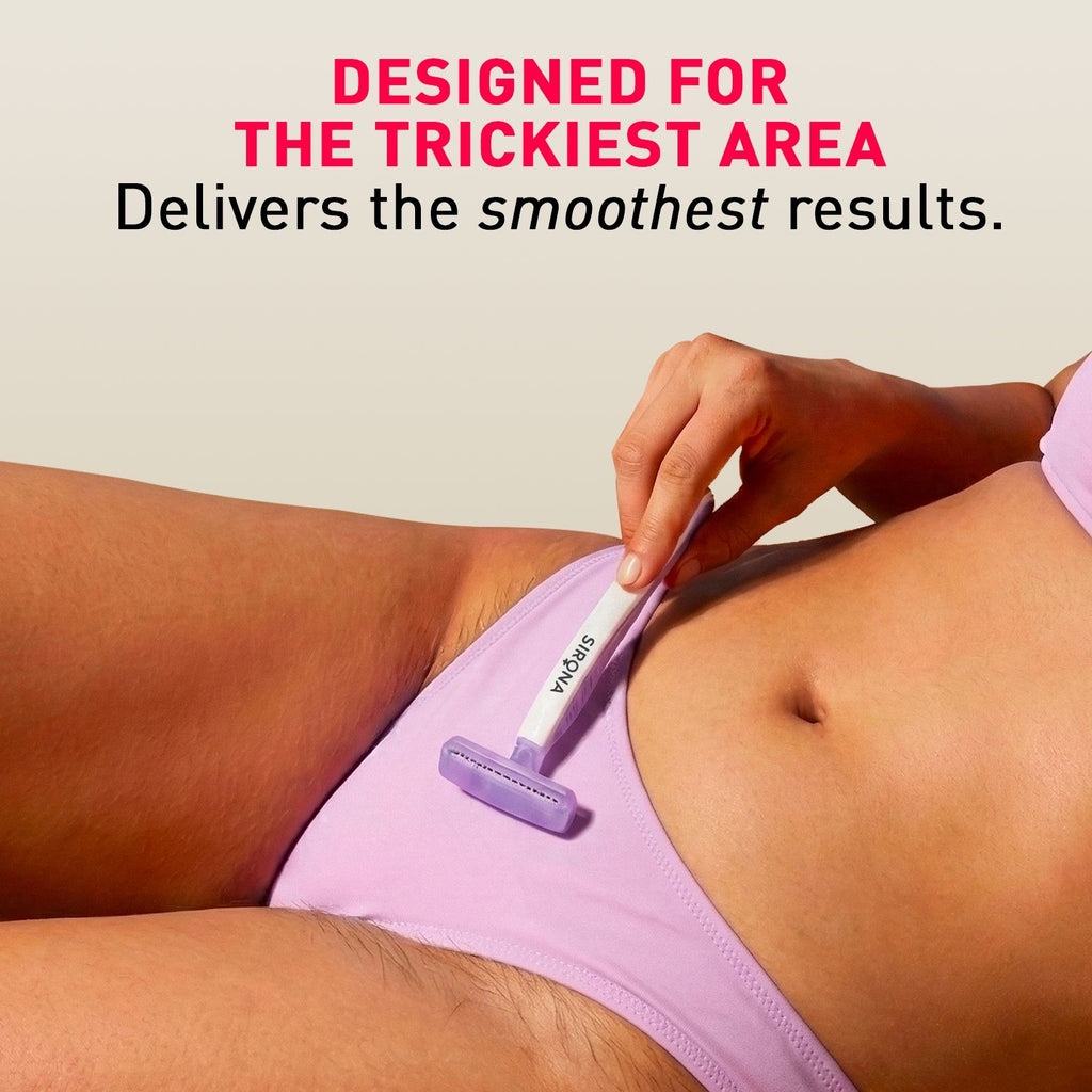 Reusable Bikini Razor for Women for Painless & Irritation-Free Shaving of Bikini Line