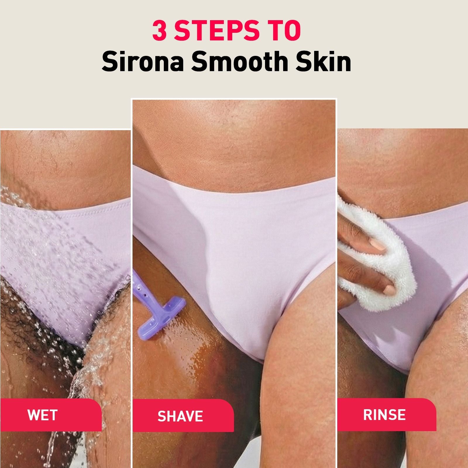 Reusable Bikini Razor for Women for Painless & Irritation-Free Shaving of Bikini Line