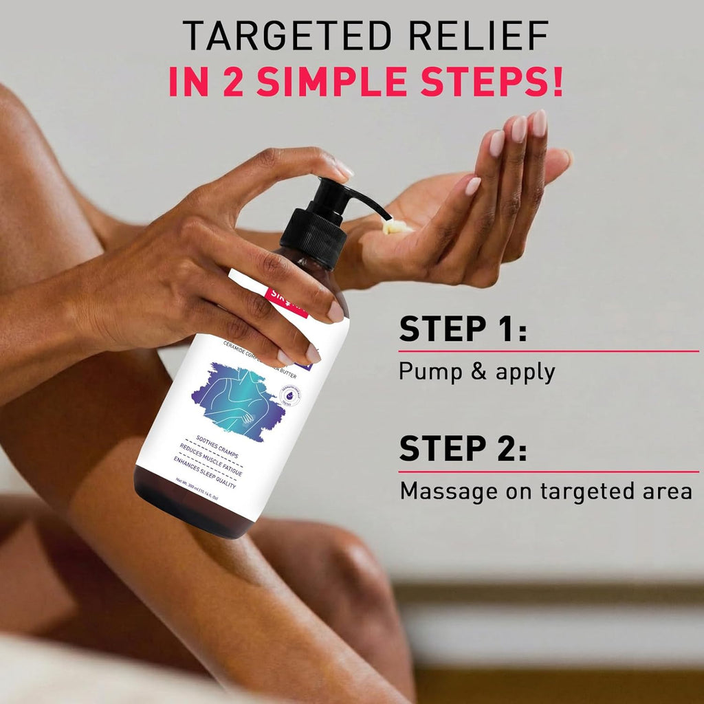 10% Magnesium Body Lotion (300 ml), For Muscle Relaxation, Cramps Relief & Better Sleep