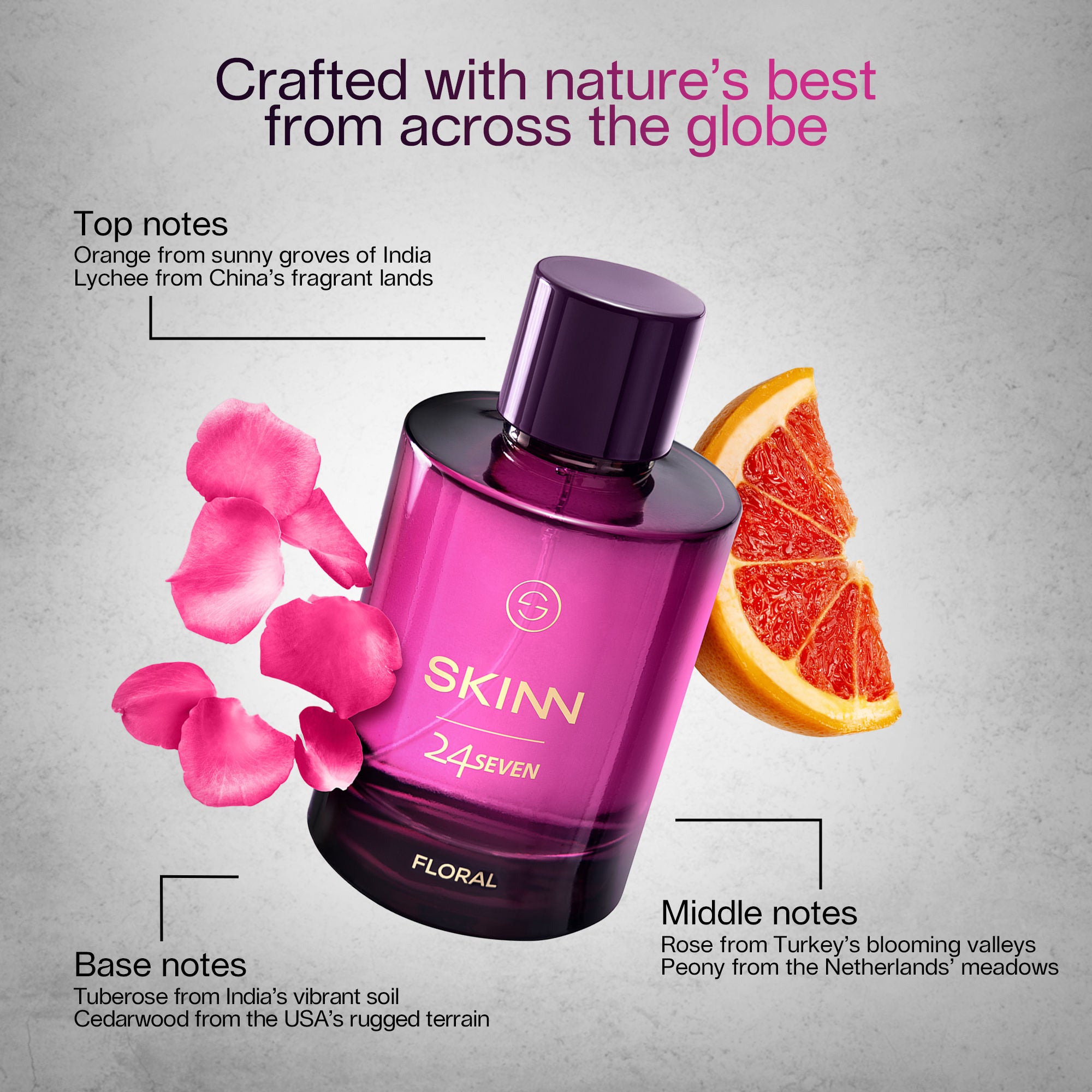 24Seven Perfume for Women - Floral Eau De Parfum